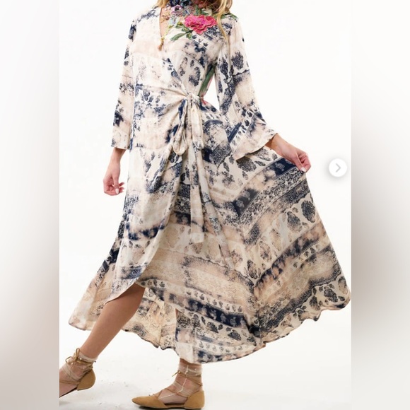 Aratta Floral Wrap Maxi Dress - Picture 2 of 14